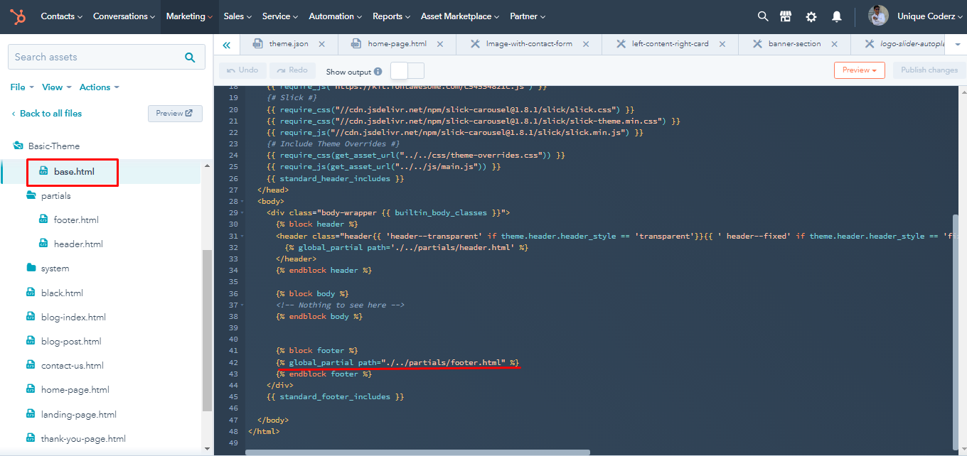 globle-footer-add-base-html