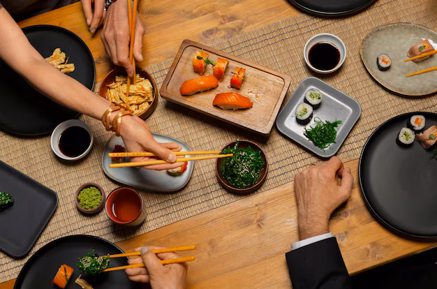 top-view-friends-having-lunch-luxury-restaurant_23-2151081496-1